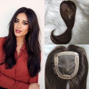 Dark Brown Hair Topper 10 inches